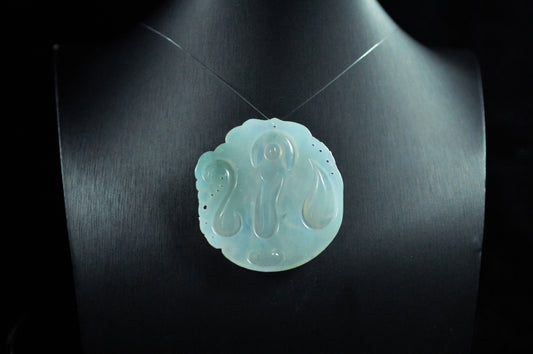 Icy Type Guanyin Pendant