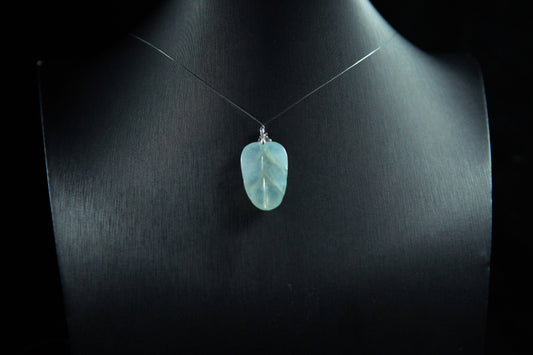 Icy Type Leaf Pendant