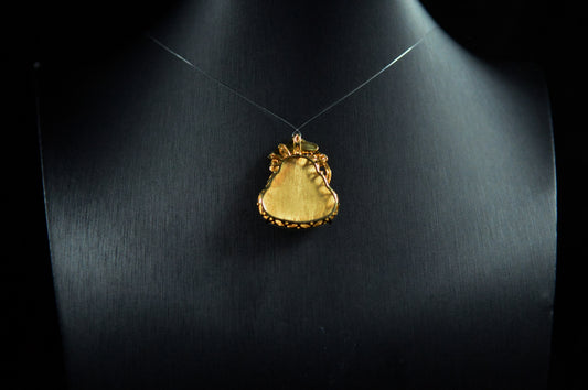 Icy Type Laughing Buddha Inlaid Pendant