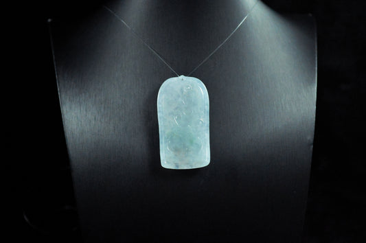 Waxy Icy Guanyin Pendant 
